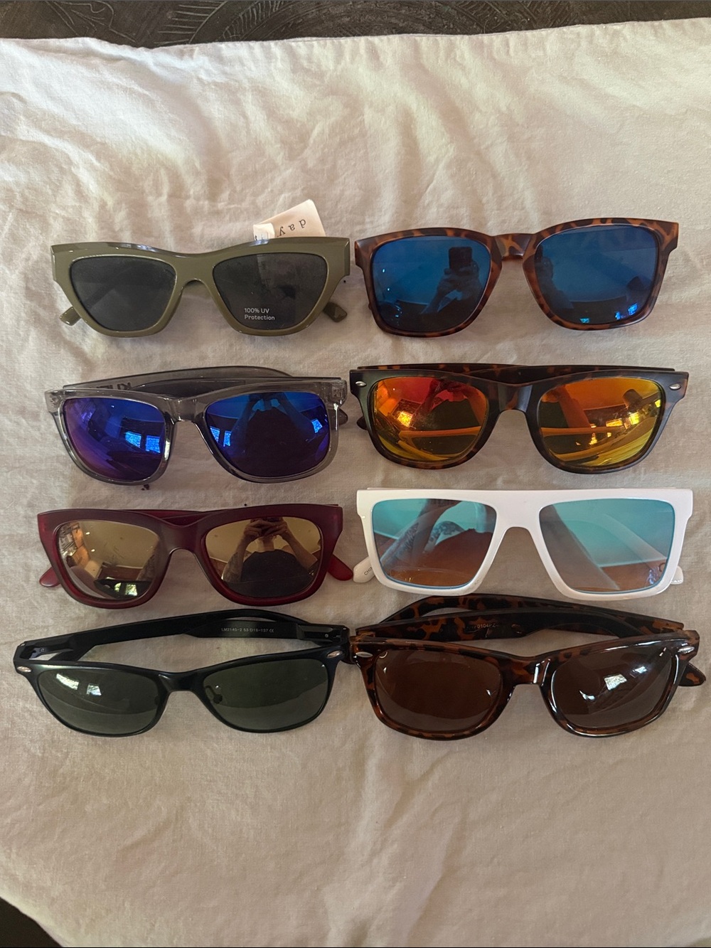 Assorted Men’s Sunglasses – Multi-Color Classic Wayfarer Styles